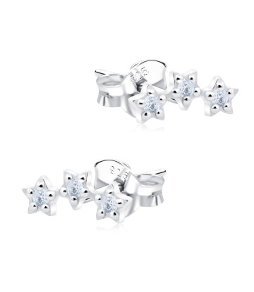 Triple Star Stud Earring STS-6925